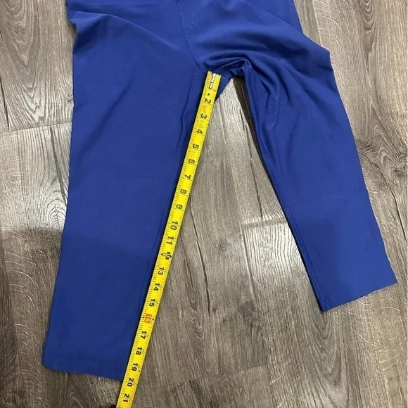 Nike Dri-Fit Ten Less Plastic Legend 2.0 Tight Poly Capri Leggings Blue Size S - Picture 5 of 12